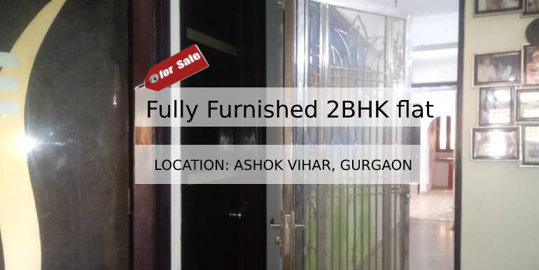 Fully Furnished 2 Bhk Flat in Ashok Vihar Gurgaon