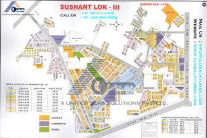 Sushant-Lok-Phase-3-Map