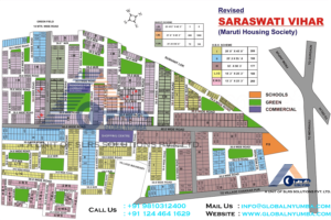 saraswati-vihar-map
